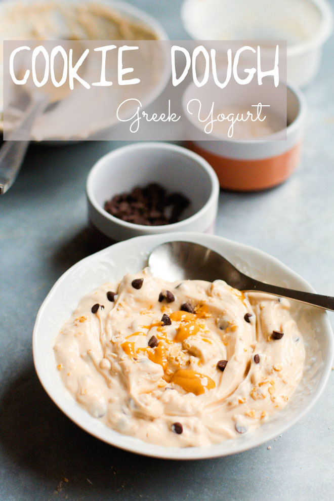Cookie dough greek yogurt